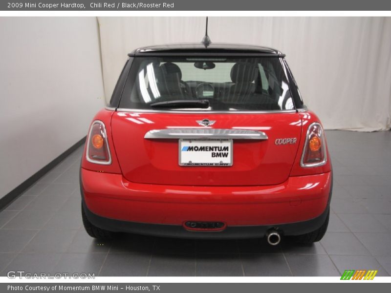 Chili Red / Black/Rooster Red 2009 Mini Cooper Hardtop