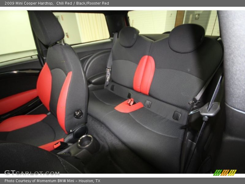  2009 Cooper Hardtop Black/Rooster Red Interior