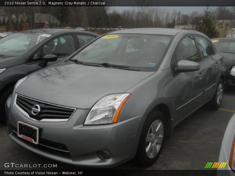 Magnetic Gray Metallic / Charcoal 2010 Nissan Sentra 2.0