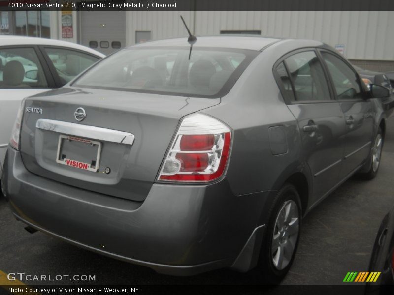 Magnetic Gray Metallic / Charcoal 2010 Nissan Sentra 2.0