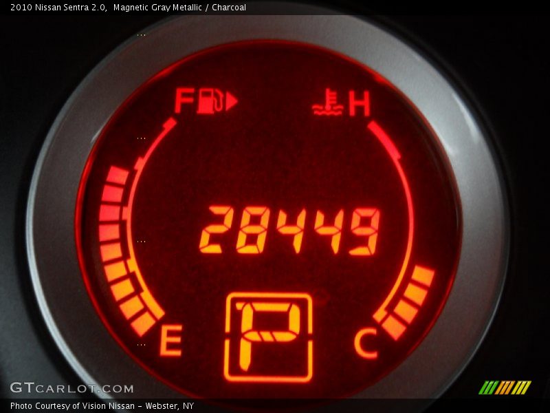 Magnetic Gray Metallic / Charcoal 2010 Nissan Sentra 2.0