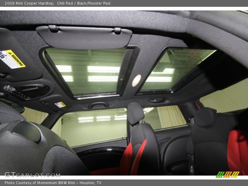 Chili Red / Black/Rooster Red 2009 Mini Cooper Hardtop