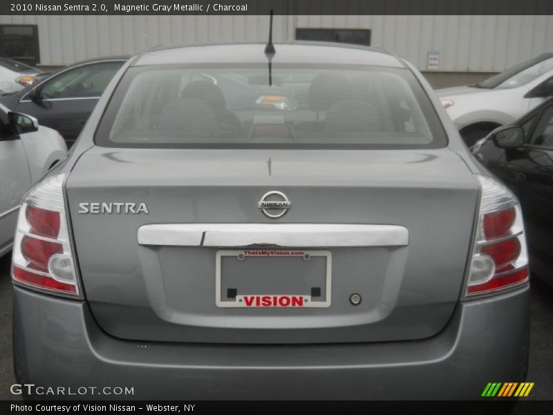 Magnetic Gray Metallic / Charcoal 2010 Nissan Sentra 2.0
