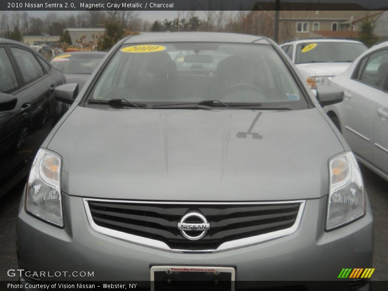 Magnetic Gray Metallic / Charcoal 2010 Nissan Sentra 2.0