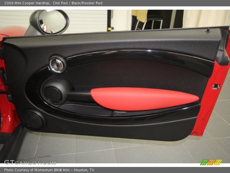 Chili Red / Black/Rooster Red 2009 Mini Cooper Hardtop