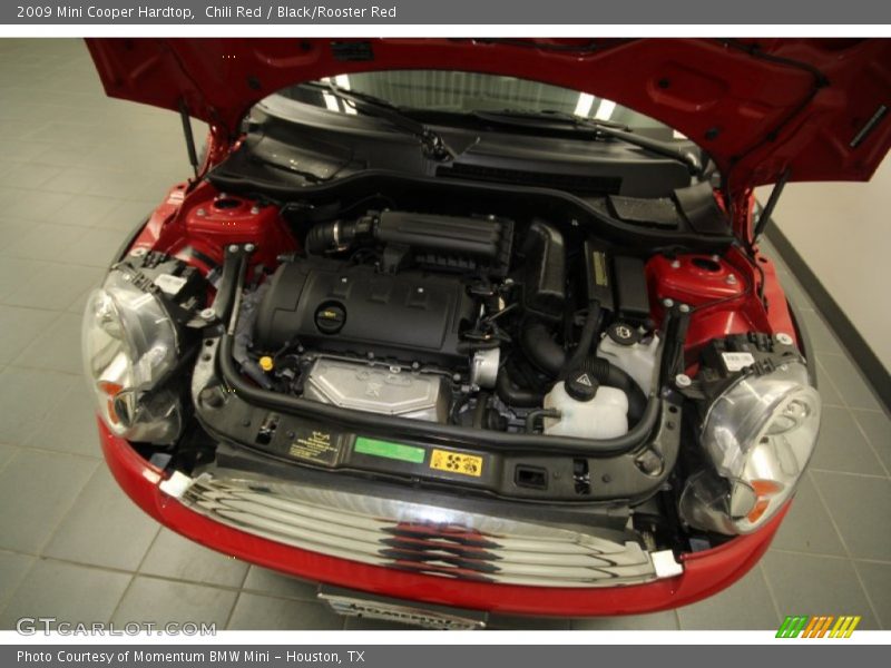 Chili Red / Black/Rooster Red 2009 Mini Cooper Hardtop