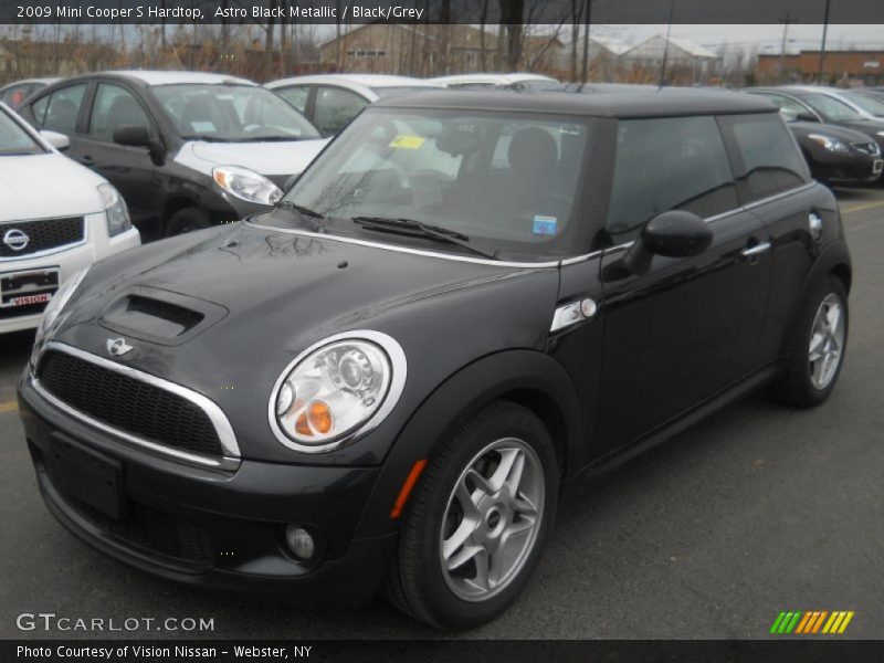 Astro Black Metallic / Black/Grey 2009 Mini Cooper S Hardtop