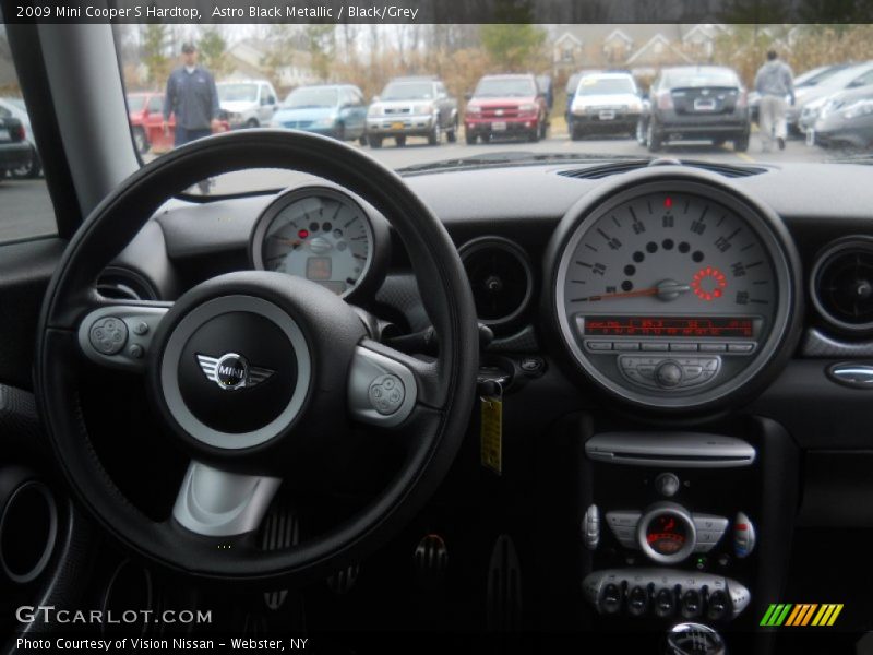 Astro Black Metallic / Black/Grey 2009 Mini Cooper S Hardtop