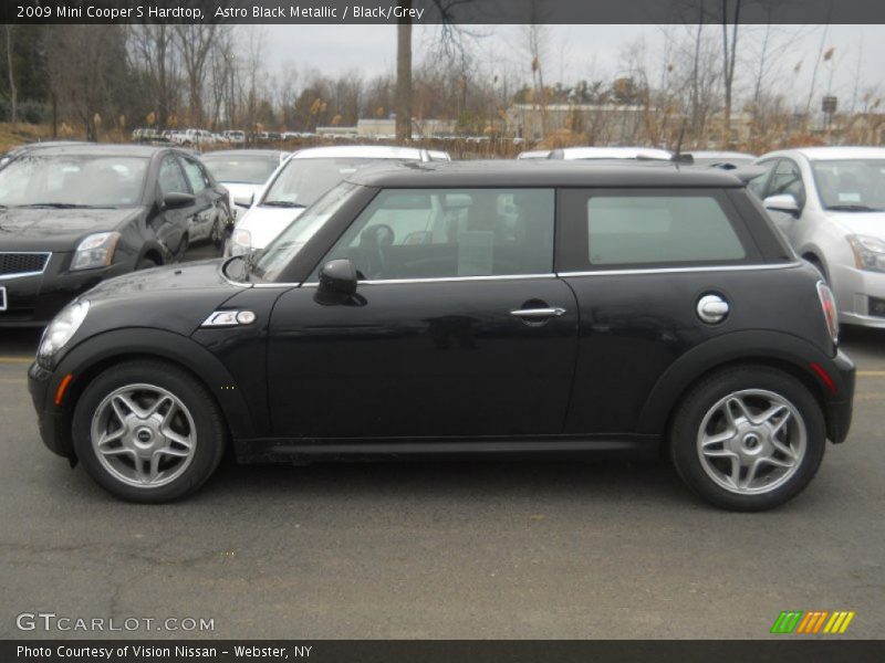 Astro Black Metallic / Black/Grey 2009 Mini Cooper S Hardtop