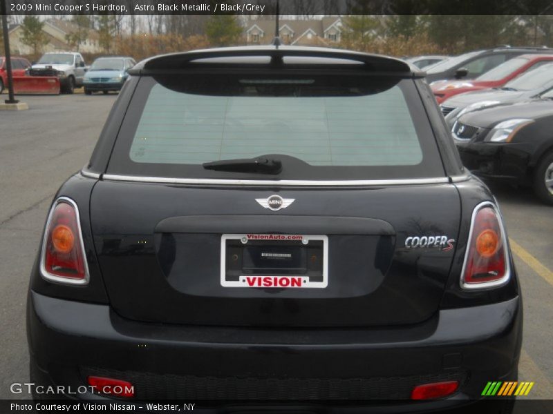 Astro Black Metallic / Black/Grey 2009 Mini Cooper S Hardtop