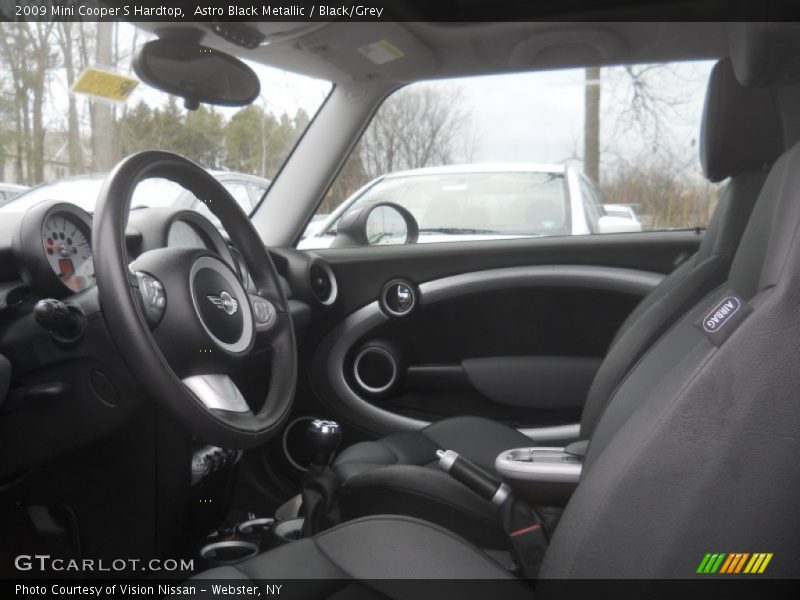 Astro Black Metallic / Black/Grey 2009 Mini Cooper S Hardtop
