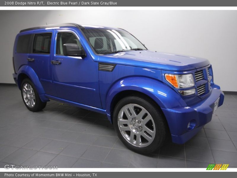 Electric Blue Pearl / Dark Slate Gray/Blue 2008 Dodge Nitro R/T