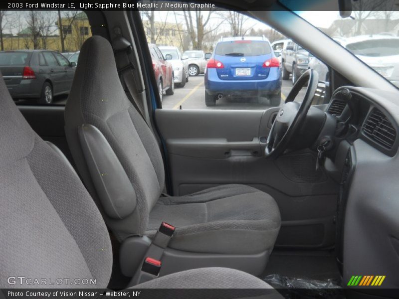 Light Sapphire Blue Metallic / Medium Graphite 2003 Ford Windstar LE