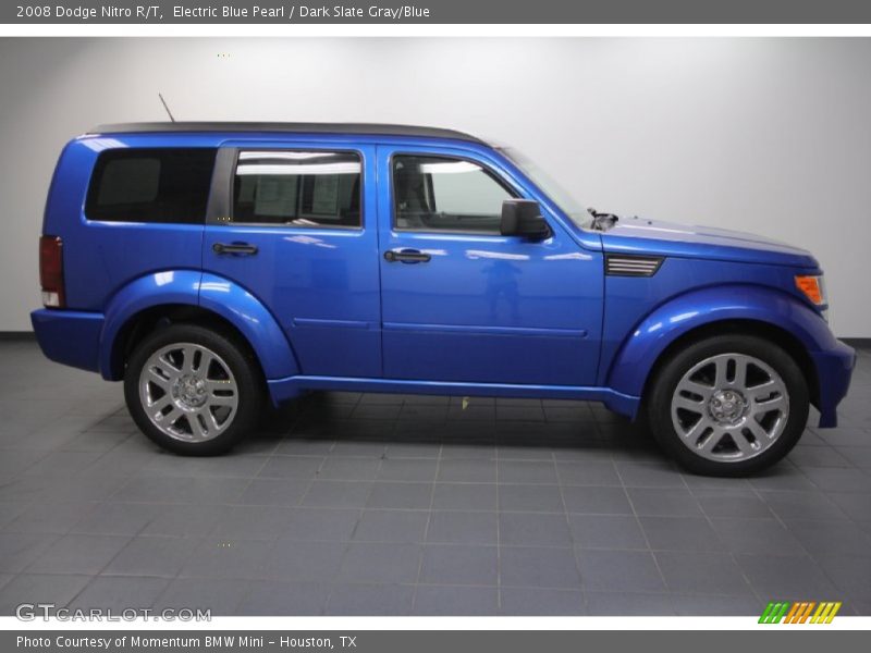Electric Blue Pearl / Dark Slate Gray/Blue 2008 Dodge Nitro R/T
