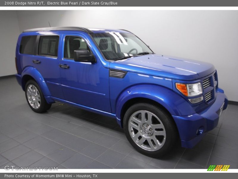 Electric Blue Pearl / Dark Slate Gray/Blue 2008 Dodge Nitro R/T