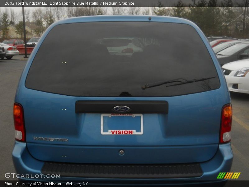 Light Sapphire Blue Metallic / Medium Graphite 2003 Ford Windstar LE