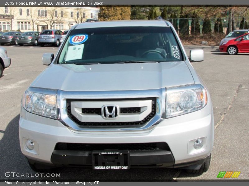 Billet Silver Metallic / Black 2009 Honda Pilot EX 4WD