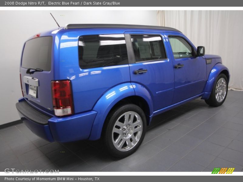 Electric Blue Pearl / Dark Slate Gray/Blue 2008 Dodge Nitro R/T