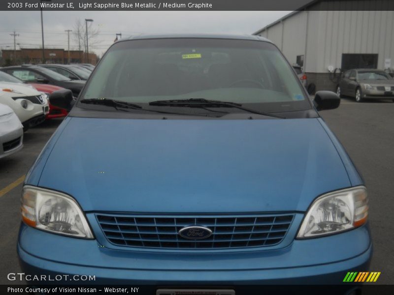 Light Sapphire Blue Metallic / Medium Graphite 2003 Ford Windstar LE