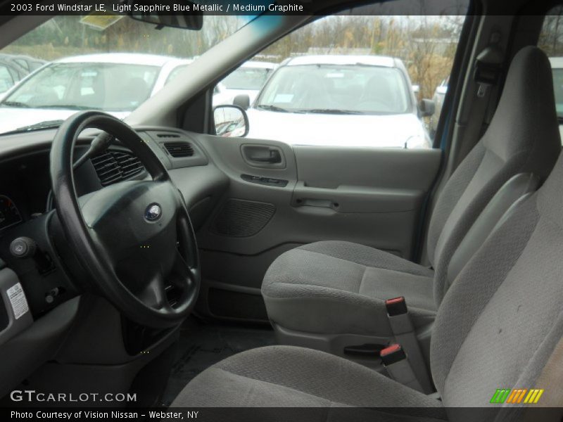 Light Sapphire Blue Metallic / Medium Graphite 2003 Ford Windstar LE