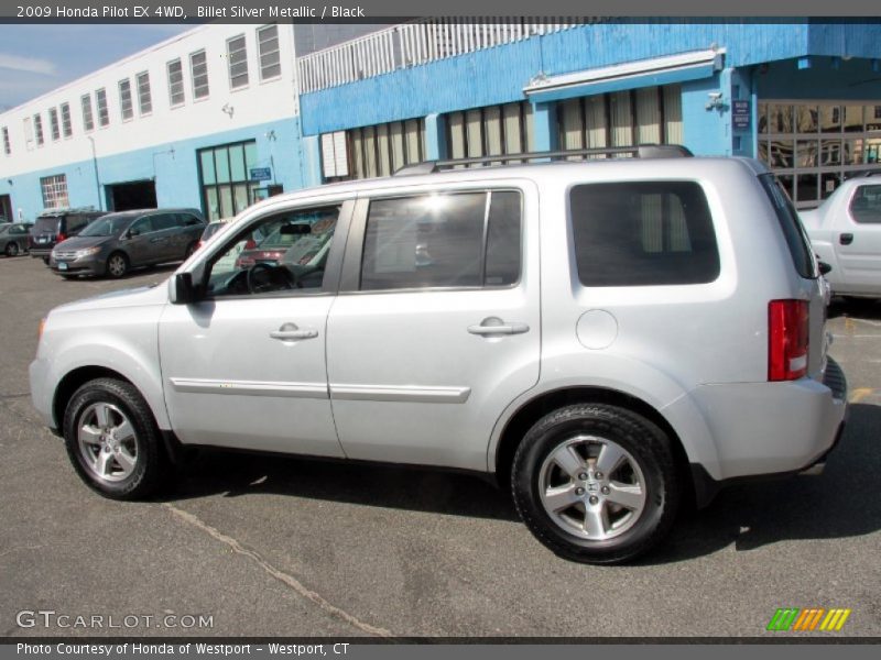 Billet Silver Metallic / Black 2009 Honda Pilot EX 4WD