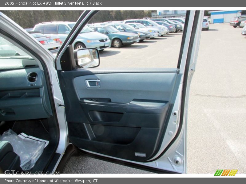 Billet Silver Metallic / Black 2009 Honda Pilot EX 4WD