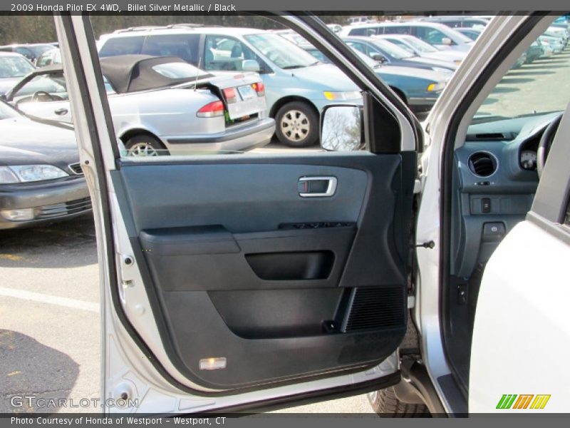 Billet Silver Metallic / Black 2009 Honda Pilot EX 4WD