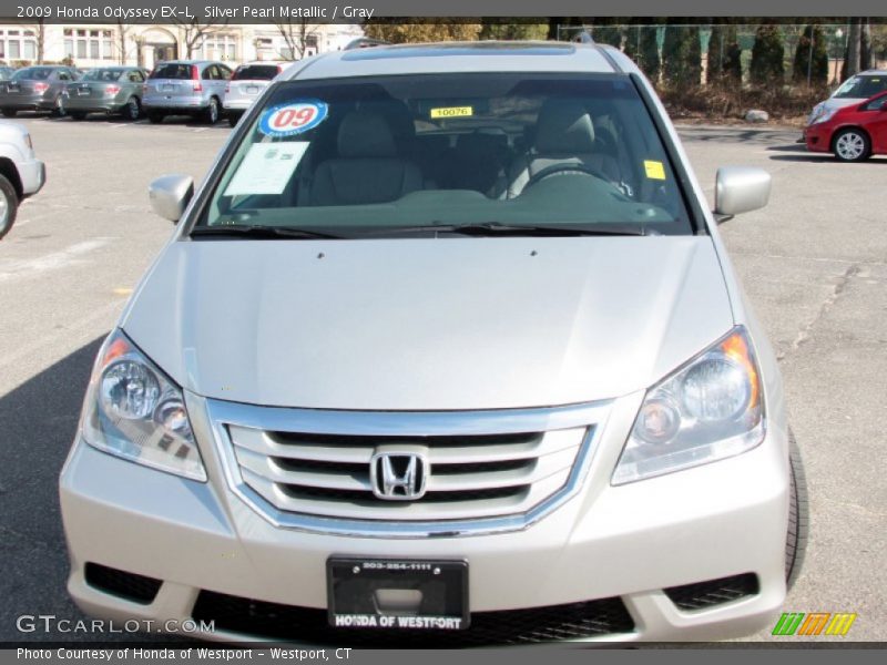 Silver Pearl Metallic / Gray 2009 Honda Odyssey EX-L