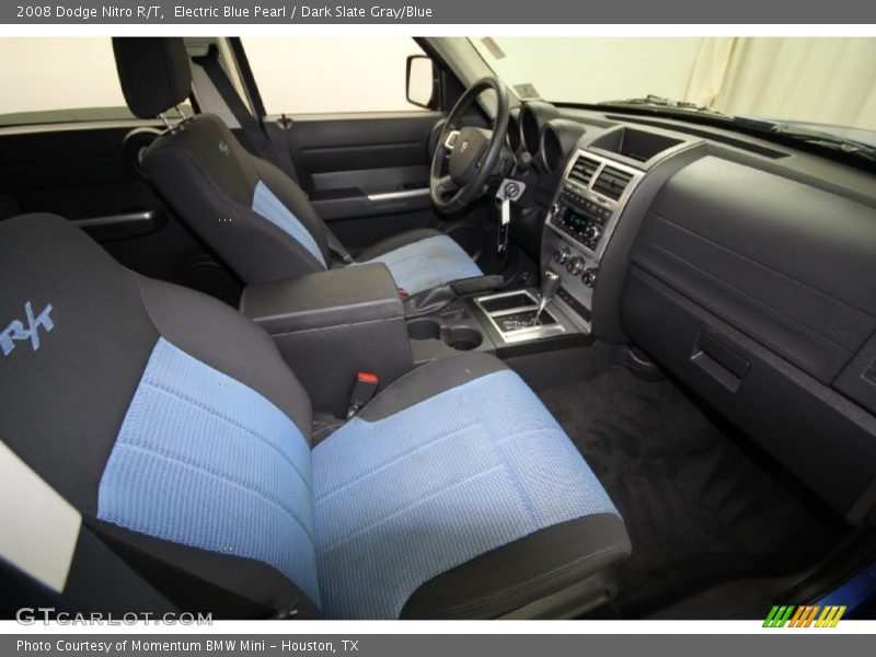 Electric Blue Pearl / Dark Slate Gray/Blue 2008 Dodge Nitro R/T