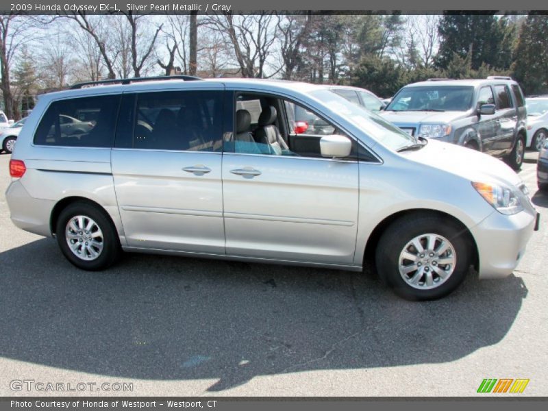 Silver Pearl Metallic / Gray 2009 Honda Odyssey EX-L