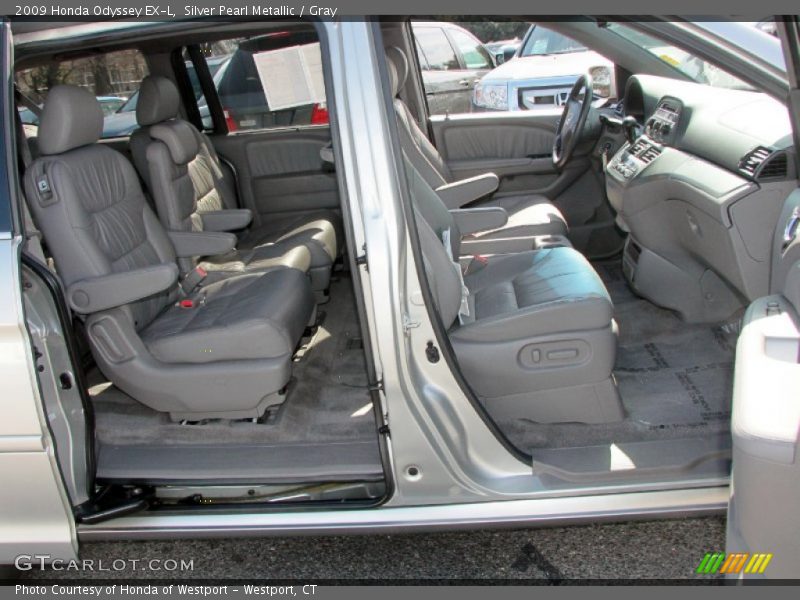 Silver Pearl Metallic / Gray 2009 Honda Odyssey EX-L