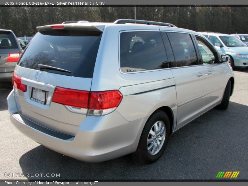 Silver Pearl Metallic / Gray 2009 Honda Odyssey EX-L