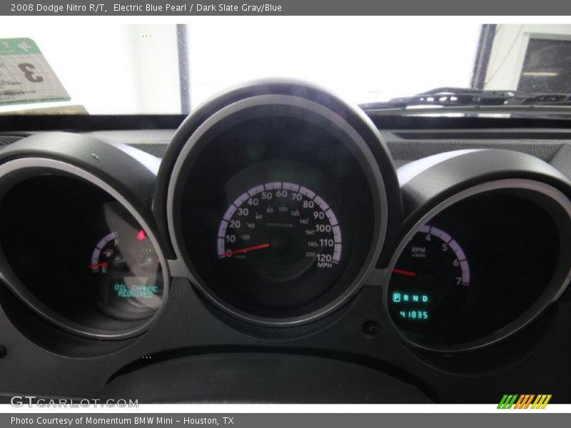 Electric Blue Pearl / Dark Slate Gray/Blue 2008 Dodge Nitro R/T