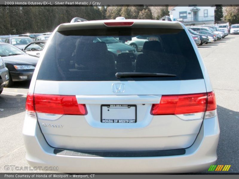 Silver Pearl Metallic / Gray 2009 Honda Odyssey EX-L