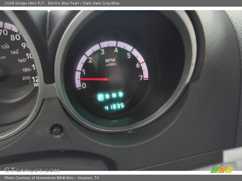 Electric Blue Pearl / Dark Slate Gray/Blue 2008 Dodge Nitro R/T