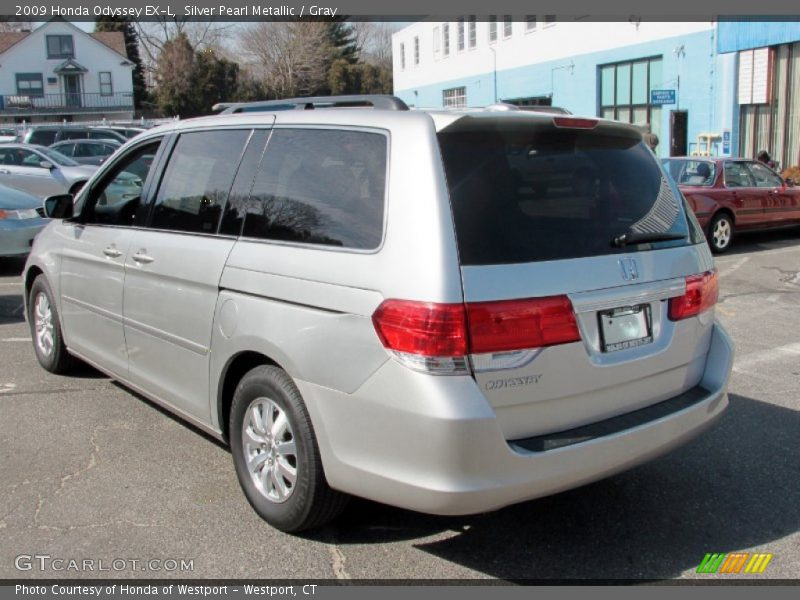 Silver Pearl Metallic / Gray 2009 Honda Odyssey EX-L