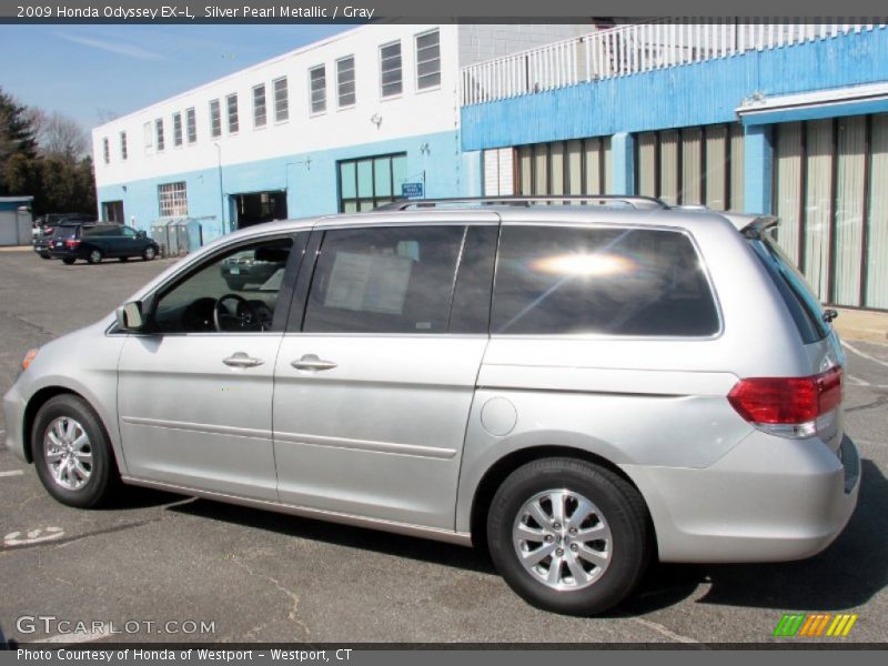 Silver Pearl Metallic / Gray 2009 Honda Odyssey EX-L