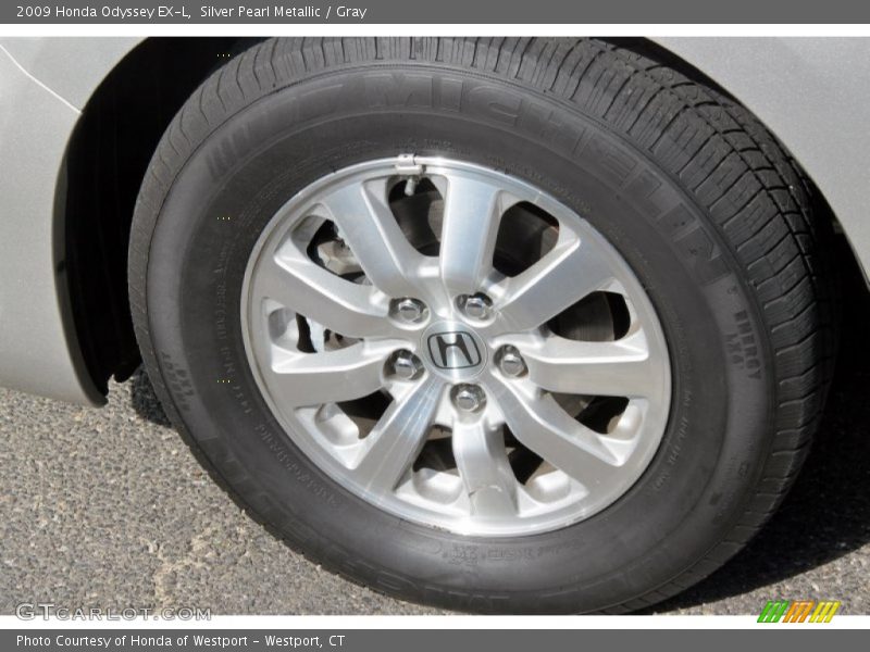 Silver Pearl Metallic / Gray 2009 Honda Odyssey EX-L