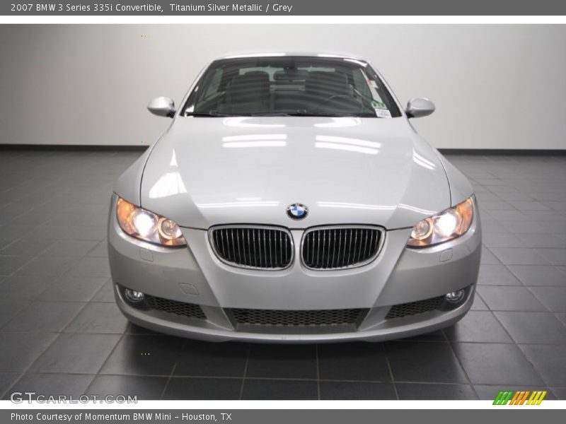 Titanium Silver Metallic / Grey 2007 BMW 3 Series 335i Convertible