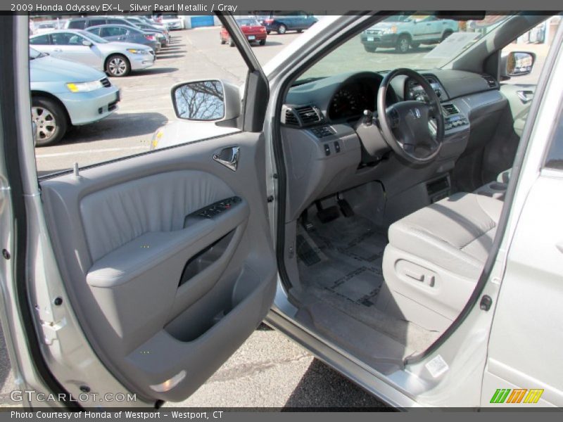 Silver Pearl Metallic / Gray 2009 Honda Odyssey EX-L