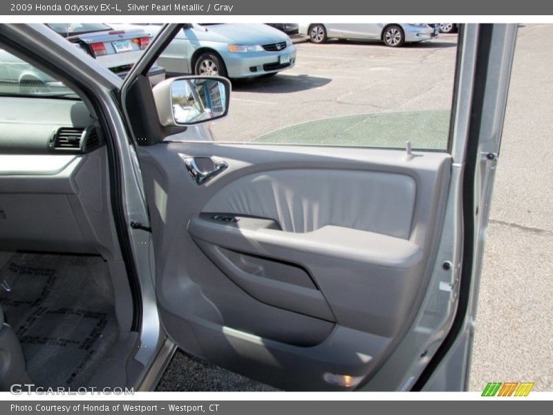 Silver Pearl Metallic / Gray 2009 Honda Odyssey EX-L