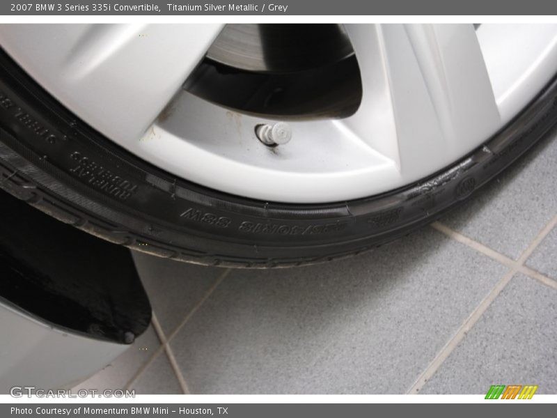 Titanium Silver Metallic / Grey 2007 BMW 3 Series 335i Convertible