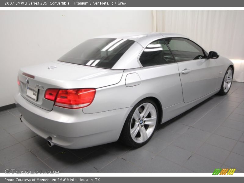 Titanium Silver Metallic / Grey 2007 BMW 3 Series 335i Convertible