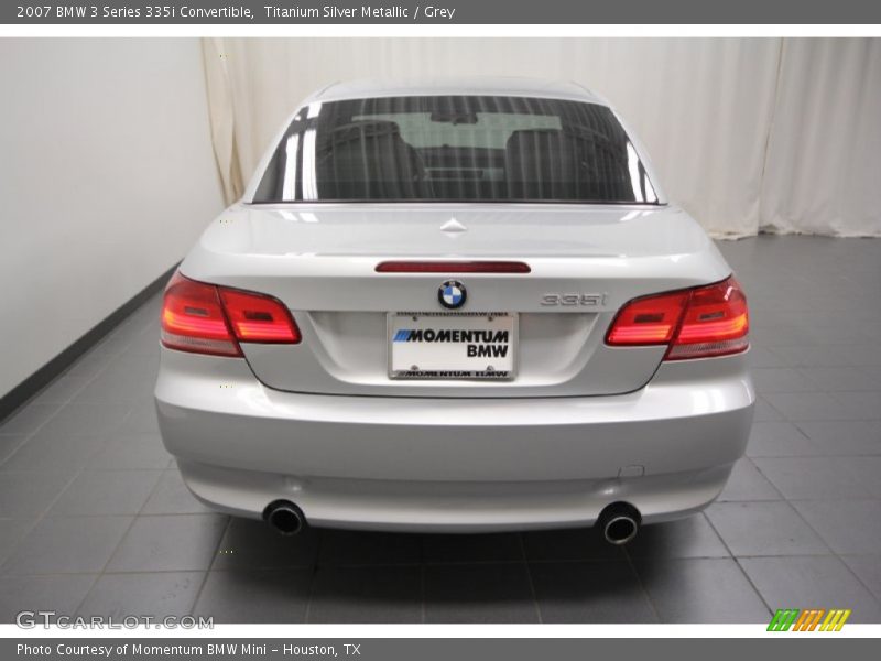 Titanium Silver Metallic / Grey 2007 BMW 3 Series 335i Convertible