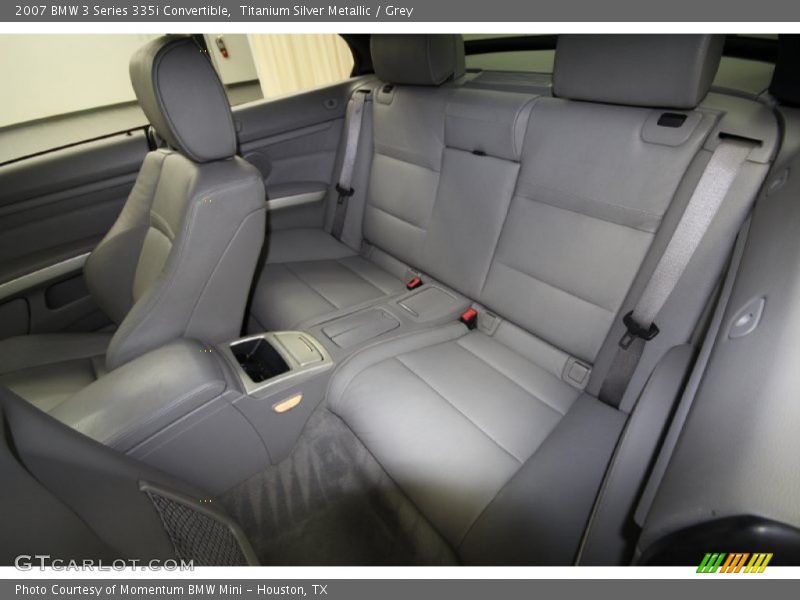 Titanium Silver Metallic / Grey 2007 BMW 3 Series 335i Convertible
