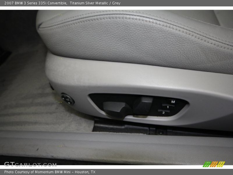 Titanium Silver Metallic / Grey 2007 BMW 3 Series 335i Convertible