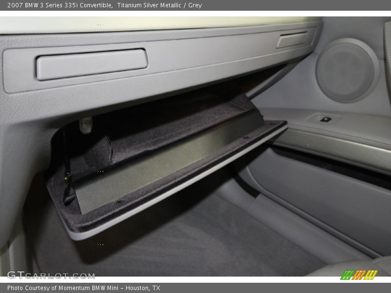 Titanium Silver Metallic / Grey 2007 BMW 3 Series 335i Convertible