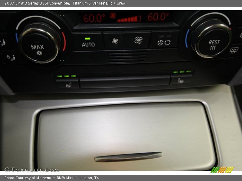 Titanium Silver Metallic / Grey 2007 BMW 3 Series 335i Convertible