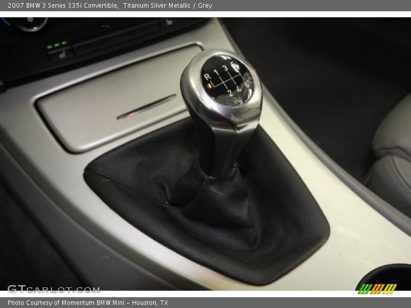 Titanium Silver Metallic / Grey 2007 BMW 3 Series 335i Convertible