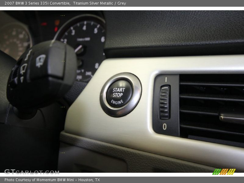Titanium Silver Metallic / Grey 2007 BMW 3 Series 335i Convertible